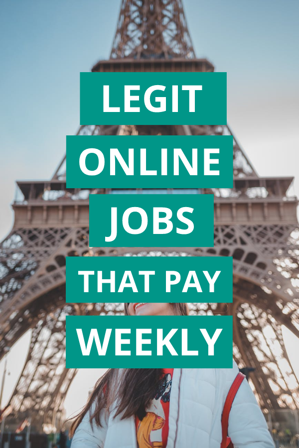 Legit Online Jobs that Pay Weekly Via PayPal