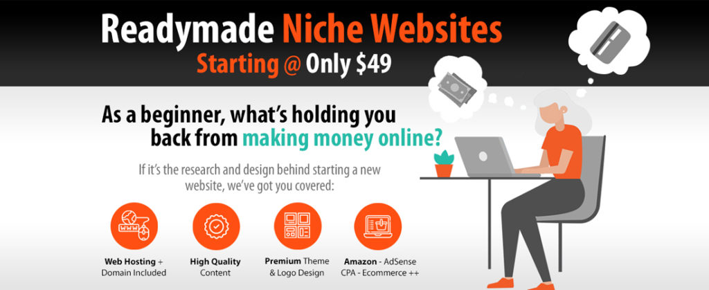 Readymade Websites for sale