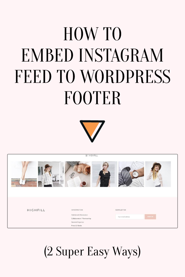 How To Embed Instagram Feed to WordPress Footer