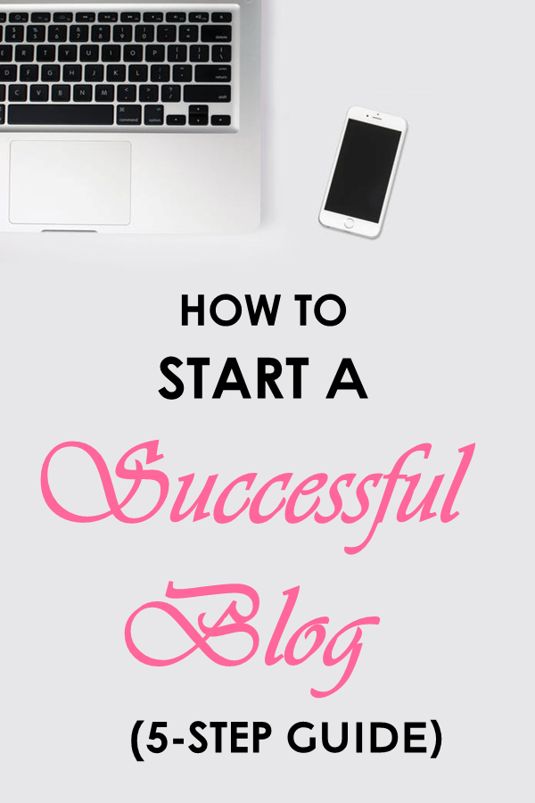 How To Start A Successful Blog in 5 Simple Steps