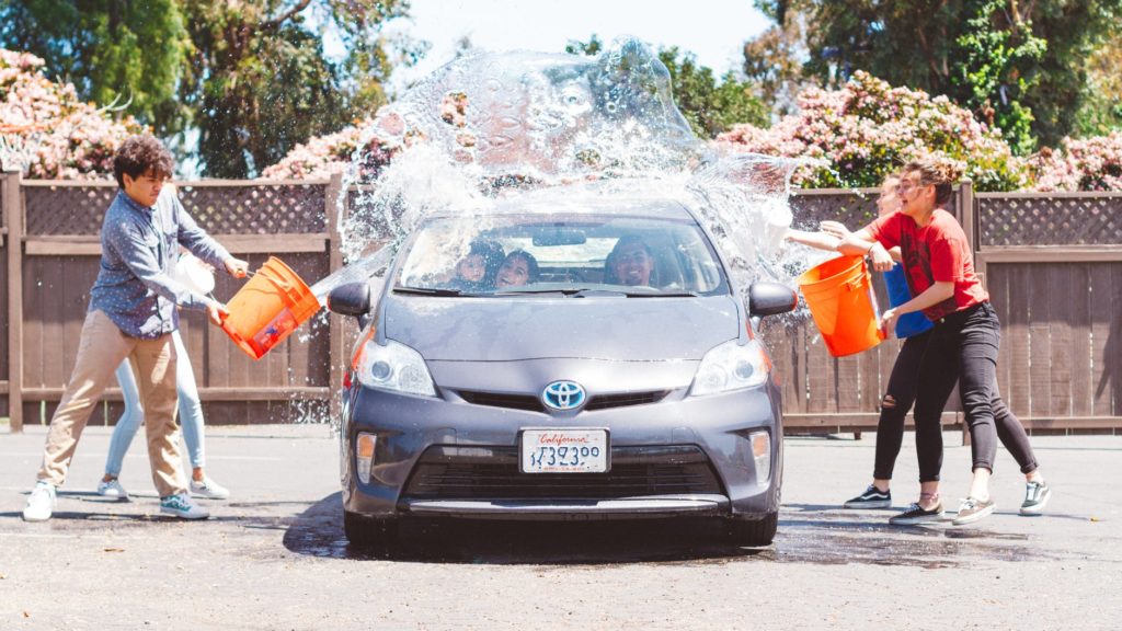 amateur teen car wash