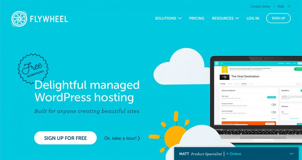 flywheel wordpress hosting