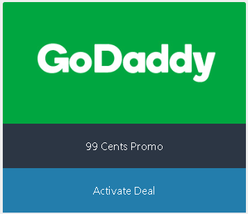 GoDaddy 99 Cents Promo Code: